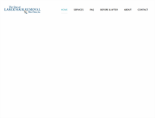 Tablet Screenshot of laserhairclinic.com